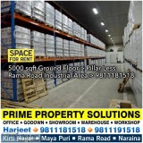 Ground Floor Available for Rent in Rama Road Industrial Area