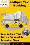 Book jodhpur taxi service for local or outstation rides ? royal 