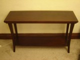 TABLE and RUG RUNNER for an entranceway or sofa.
