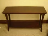 TABLE and RUG RUNNER for an entranceway or sofa.