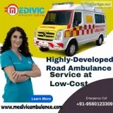 Medivic Ambulance Service in Shri Krishna Puri Patna Secured and