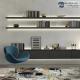 Buy Golden Rods Modern Spatial Rugs Online At Cocoon Fine Rugs