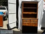 All wood furniture hutch