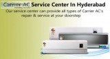 Carrier ac service center in hyderabad