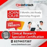 Job oriented internship based clinical research training - clini
