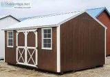 Garden shed storage building 12x16
