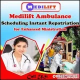 Medically facilitated Medilift Ambulance Service in Kalighat