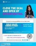 HIRING EVENT Field Sales Representative - Mesa AZ