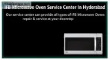 Ifb microwave oven service center in hyderabad