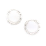 UniQueSterling Silver Endless Hoops Earrings High Polished