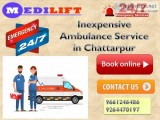 Medilift Provides Ambulance Service in Chattarpur with Hi-tech M