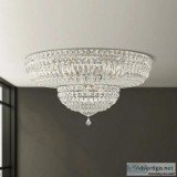 Schonbek 5895 Petit Crystal Deluxe 13 Light Ceiling Mount  Moder