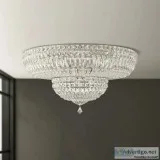 Schonbek 5895 Petit Crystal Deluxe 13 Light Ceiling Mount  Moder