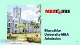 Bharathiar University MBA Admission