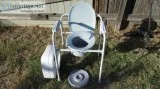 Toilet commode chair