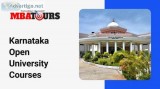 Karnataka Open University Courses
