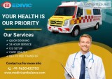 Medical Exigency Ambulance Service in Boring Road Patna by Mediv