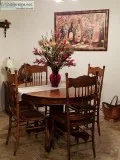 Antique Oak table and chairs