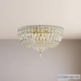 Schonbek 5893 Petit Crystal Deluxe 5 Light Ceiling Mount  Luxury