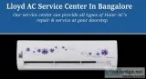 Lloyd ac service center in bangalore