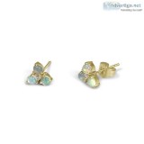 Shop Beautiful Opal Diamond Earring Studs  Online Store.