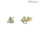 Shop Beautiful Opal Diamond Earring Studs  Online Store.