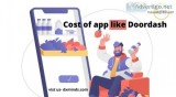Cost Of App Like Doordash  DxMinds