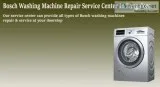 Bosch washing machine repair in bangalore