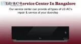 Lg ac service center in bangalore