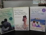 ELENA FERRANTE The Neapolitan Novels 2 3. 4. softcovers. as new.