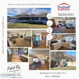 Home on Large City Lot with Fully-Fenced Backyard