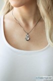 Top Dollar Diva-Black Necklace-Gunmetal-Pa parazzi