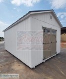 12X24 UTILITY SHED WITH TRANSOM DOOR