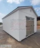 12X24 UTILITY SHED WITH TRANSOM DOOR