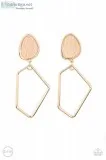 Retro Reverie Gold CLIP ON Earrings