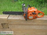 Recently Serviced Husquvarna 445 Chain Saw with a NEW Chain  8 s