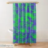 Water Pattern Shower Curtains