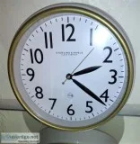 Sterling and Noble 9 WhiteGold Wall Clock