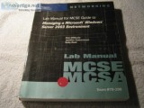 Lab Manual for MCSE Guide to Managing a Microsoft Windows Server