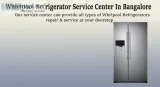 Whirlpool refrigerator repair in bangalore