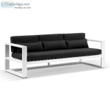 Latest Design Santorini 3 Seater Outdoor Aluminium Lounge