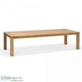 Shop Cancun Outdoor Teak Timber Lifestyle Garden Dining Table On