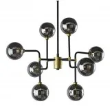 Sunpan Deimos Chandelier - Small - Smoke Grey  Stylish Home Ligh