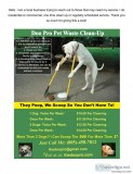 I pick up dog poop