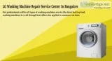 Lg washing machine service center in bangalore