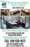 Cubicles furniture and modular office (we buy and sell)