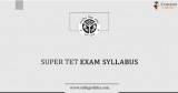 Super tet syllabus | super tet primary & junior syllabus
