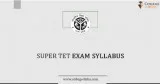 Super tet syllabus | super tet primary & junior syllabus