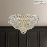 Schonbek 2618 Camelot 8 Light Ceiling Mount  Luxury Wall Sconces