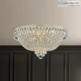 Schonbek 2618 Camelot 8 Light Ceiling Mount  Luxury Wall Sconces